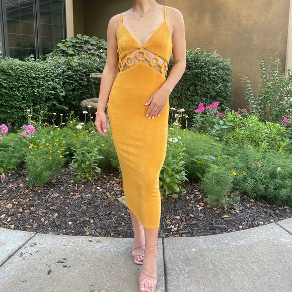 Dresses & Skirts - NWT Boutique Midi Cutout Dress
